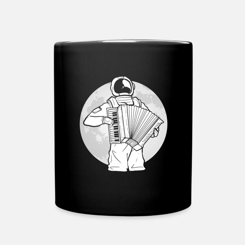 Akkordeon - Tasse einfarbig - Schwarz