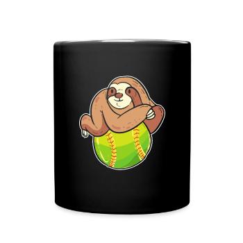 Softball Softball Players - Full Colour Mug - black - Front