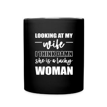 Papa Joke Fête des Pères Dictons drôles - Mug uni - noir - Devant