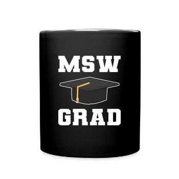 Cérémonie de remise des diplômes de maîtrise - Mug uni - noir - Devant