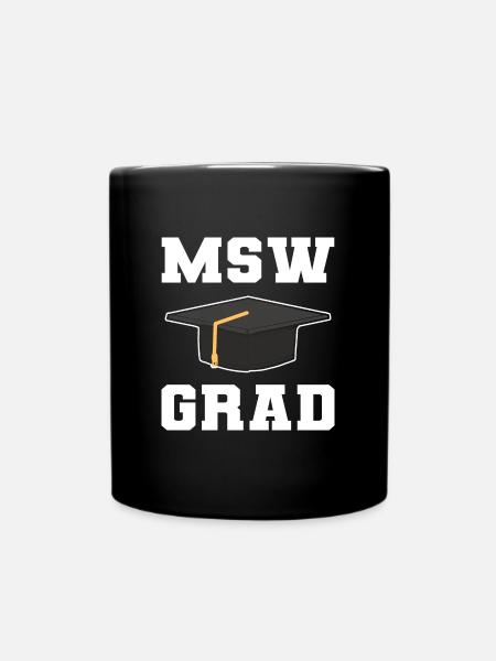 Master Studium Abschlussfeier - Tasse einfarbig - Schwarz