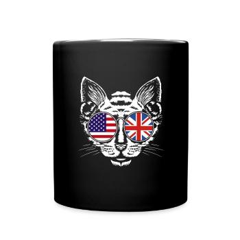 Angleterre Anglais - Mug uni - noir - Devant