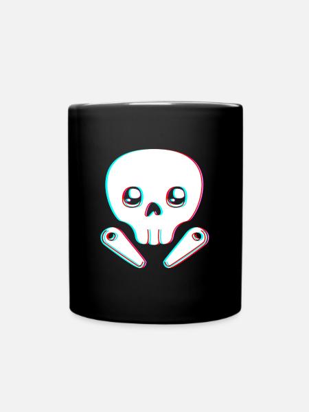 Flipper Pinball - Tasse einfarbig - Schwarz