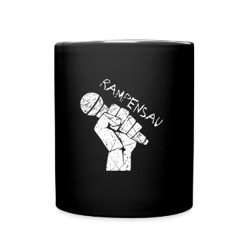 Rampensau Sänger Musiker Geschenk - Tasse einfarbig - Schwarz - Vorne