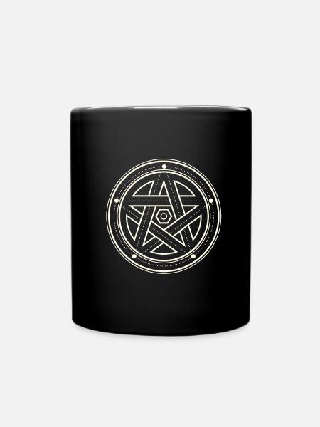 Sacred Geometry - Full Colour Mug - black