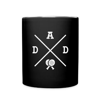 Padel Papa Joueur de Padel Padel Tennis Père Papa - Mug uni - noir - Devant
