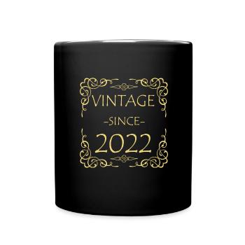2022 - Tasse einfarbig - Schwarz - Vorne