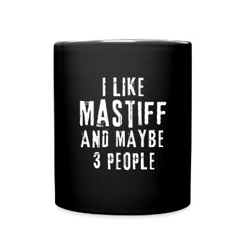 mastiff - Full Colour Mug - black - Front
