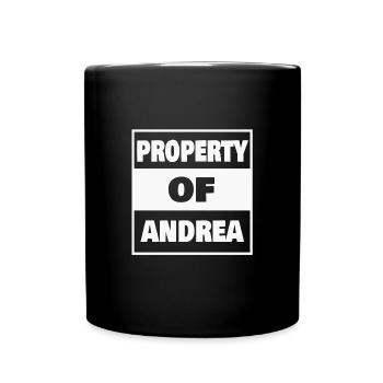 Owned by Andrea - Full Colour Mug - black - Front