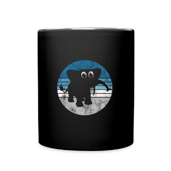 Eléphant éléphant pour enfants - Mug uni - noir - Devant