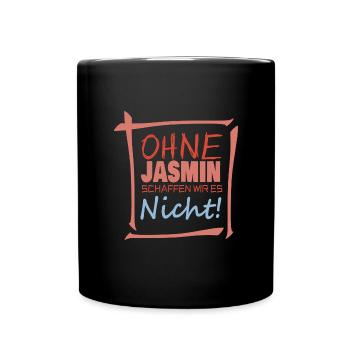 jasmin - Tasse einfarbig - Schwarz - Vorne