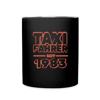 Jahr 1983 - Tasse einfarbig - Schwarz - Vorne