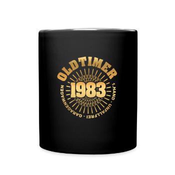 1983 - Tasse einfarbig - Schwarz - Vorne