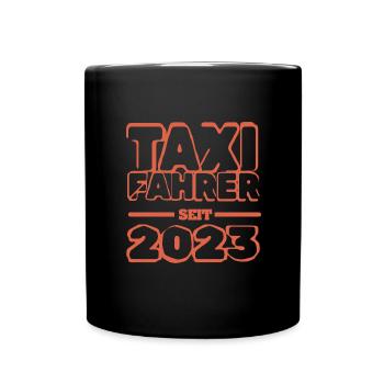 Jahr 2023 - Tasse einfarbig - Schwarz - Vorne