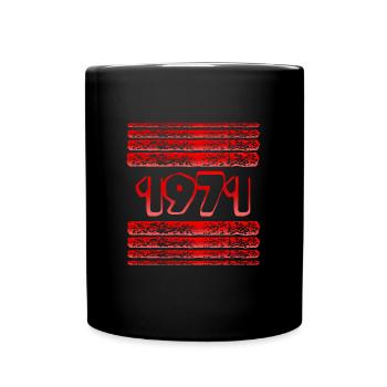 in 1971 - Full Colour Mug - black - Front
