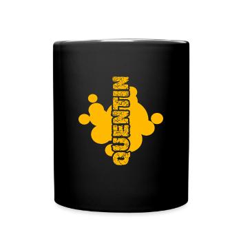 Künstler Quentin - Tasse einfarbig - Schwarz - Vorne