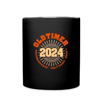 Spruch 2024 - Tasse einfarbig - Schwarz - Vorne