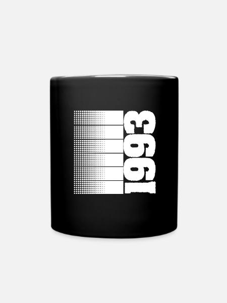 Hobby Freizeit Jahr1993 - Tasse einfarbig - Schwarz