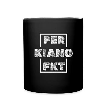 Perfekt Einzigartig Kiano - Tasse einfarbig - Schwarz - Vorne