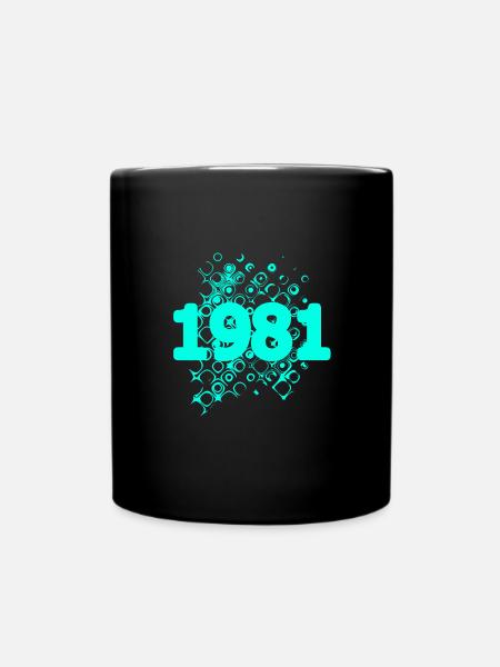 1981 1981 - Mug uni - noir