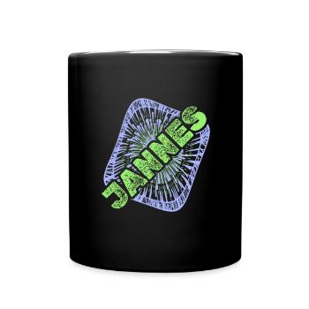 Prénom Jannes - Mug uni - noir - Devant