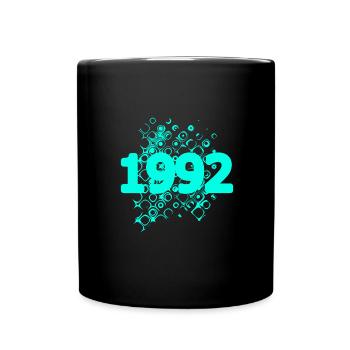 1992 1992 - Tasse einfarbig - Schwarz - Vorne
