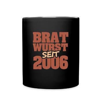Jahr 2006 - Tasse einfarbig - Schwarz - Vorne