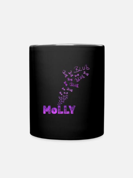 Geschenk für Molly - Tasse einfarbig - Schwarz