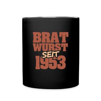 Jahr 1953 - Tasse einfarbig - Schwarz - Vorne