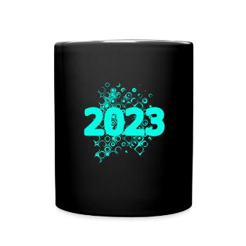 2023 - Tasse einfarbig - Schwarz - Vorne