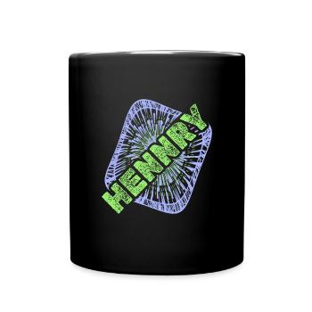 Prénom Hennry - Mug uni - noir - Devant