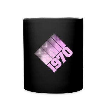 Maman 1970 - Mug uni - noir - Devant