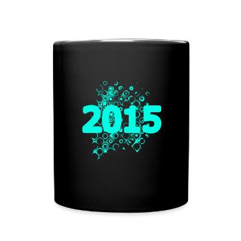 Year: 2015 - Full Colour Mug - black - Front