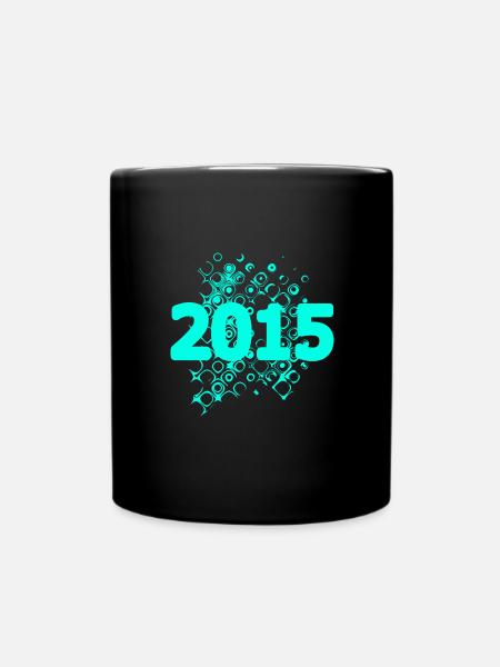 Jahr 2015 - Tasse einfarbig - Schwarz
