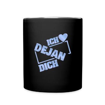 Couple Dejan - Tasse einfarbig - Schwarz - Vorne