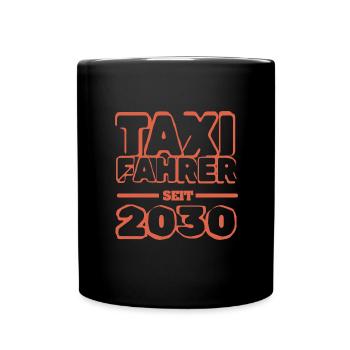 2030 - Tasse einfarbig - Schwarz - Vorne