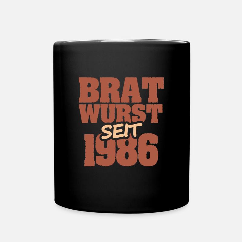 1986 - Tasse einfarbig - Schwarz