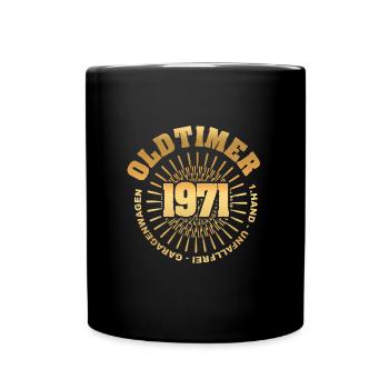 1971 - Tasse einfarbig - Schwarz - Vorne