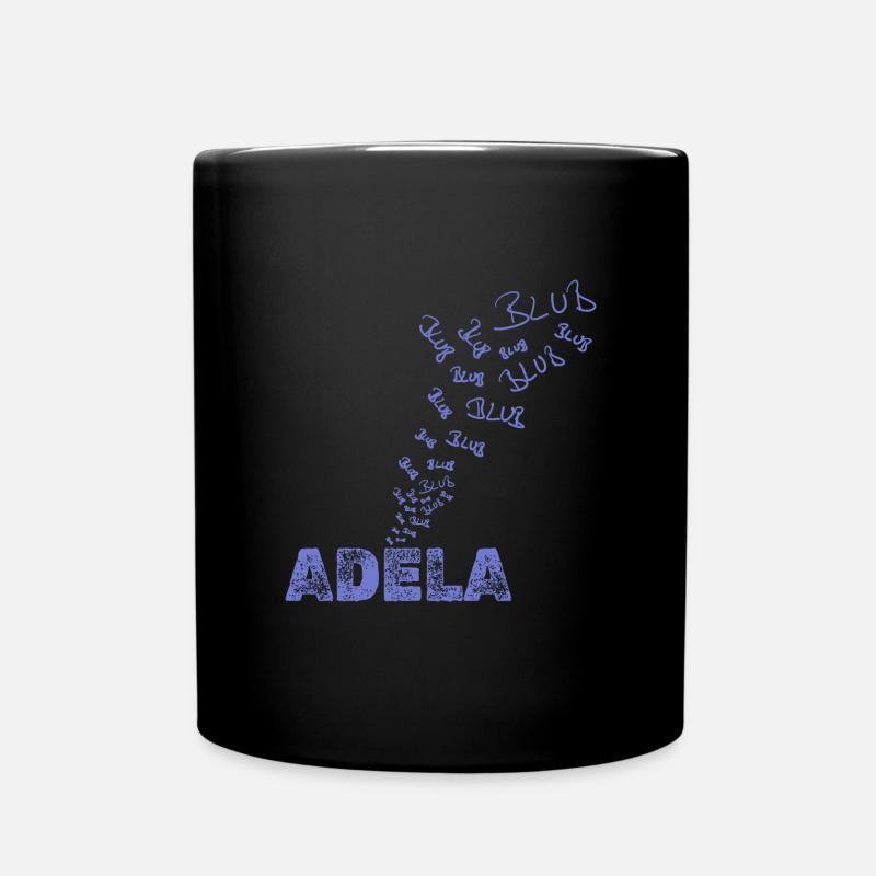 Geschenk für Adela - Tasse einfarbig - Schwarz