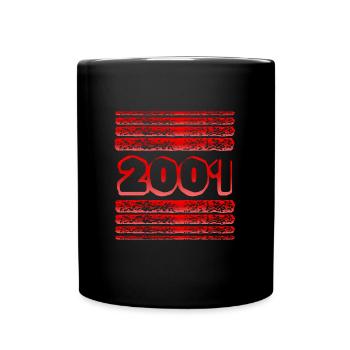 Year 2001 - Full Colour Mug - black - Front