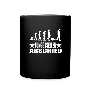 Junggesellenabschied - Tasse einfarbig - Schwarz - Vorne