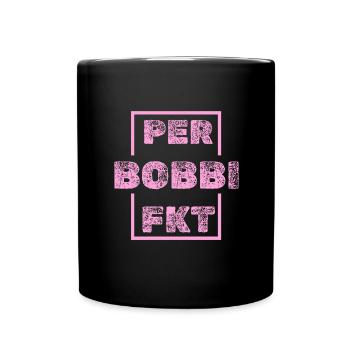 Geschenk für Bobbi - Tasse einfarbig - Schwarz - Vorne