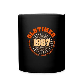 Idée cadeau 1987 - Mug uni - noir - Devant