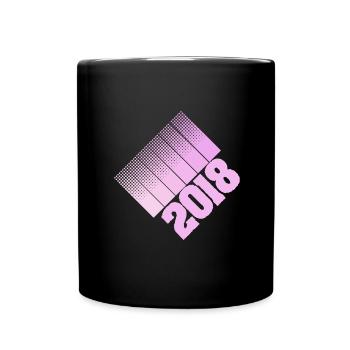 Eltern 2018 - Tasse einfarbig - Schwarz - Vorne