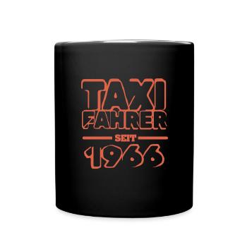 Taxi 1966 - Tasse einfarbig - Schwarz - Vorne