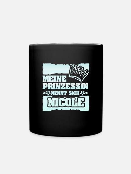Nicole - Tasse einfarbig - Schwarz