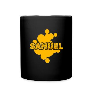 Samuel als Maler - Tasse einfarbig - Schwarz - Vorne