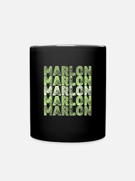 Marlon Marlon - Tasse einfarbig - Schwarz