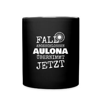 Aulona comme prénom - Mug uni - noir - Devant