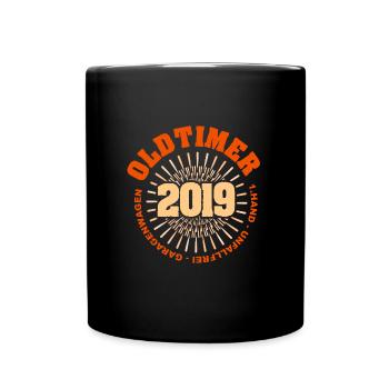 Geschenkidee 2019 - Tasse einfarbig - Schwarz - Vorne